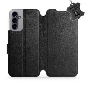 Phone Case Samsung Galaxy A14 4G - Design Black Leather