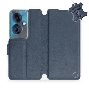 Phone Case OPPO Reno 11F - Design Blue Leather