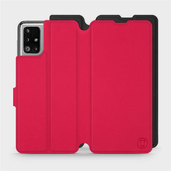 Phone Case Samsung Galaxy M51 - Design Red with Black