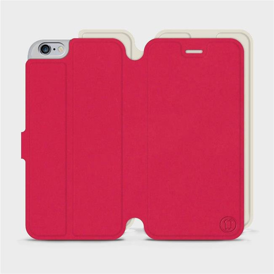 Phone Case Apple iPhone 6s Plus - Design Red with Platinum