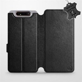 Hülle für Samsung Galaxy A80 - Farbe Black Leather