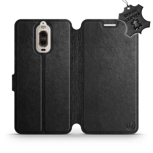 Phone Case Huawei Mate 9 Pro - Design Black Leather