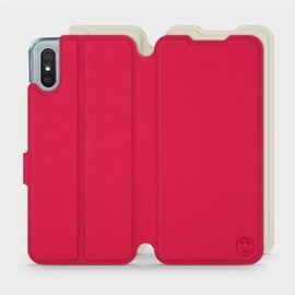 Phone Case Xiaomi Redmi 9A - Design Red with Platinum