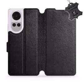Phone Case OPPO Reno 10 Pro 5G - Design Black Leather