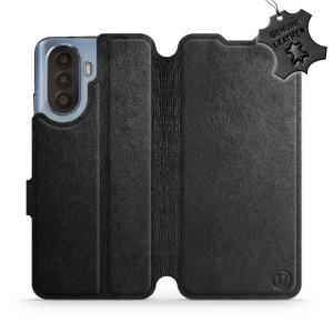 Phone Case Huawei Nova Y70 - Design Black Leather