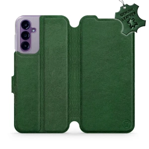 Phone Case Samsung Galaxy A14 5G - Design Green Leather