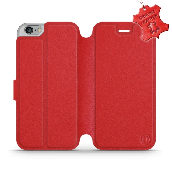 Hülle für Apple iPhone 6s - Farbe Red Leather