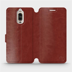 Phone Case Huawei Mate 9 Pro - Design Brown&Orange
