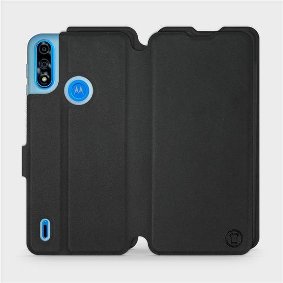 Phone Case Motorola Moto E7 Power - Design Black with Black
