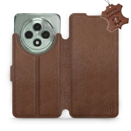 Phone Case OPPO Reno12 F 5G - Design Brown Leather