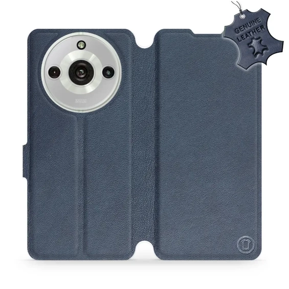 Hülle für Realme 11 Pro Plus - Farbe Blue Leather