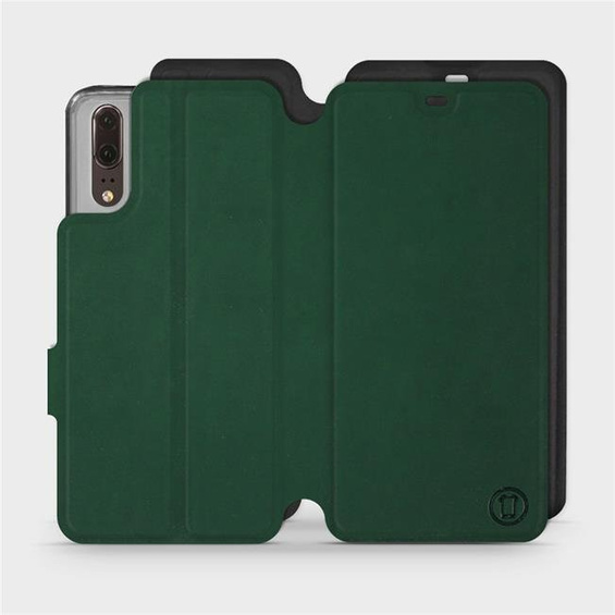 Phone Case Huawei P20 - Design Green with Black