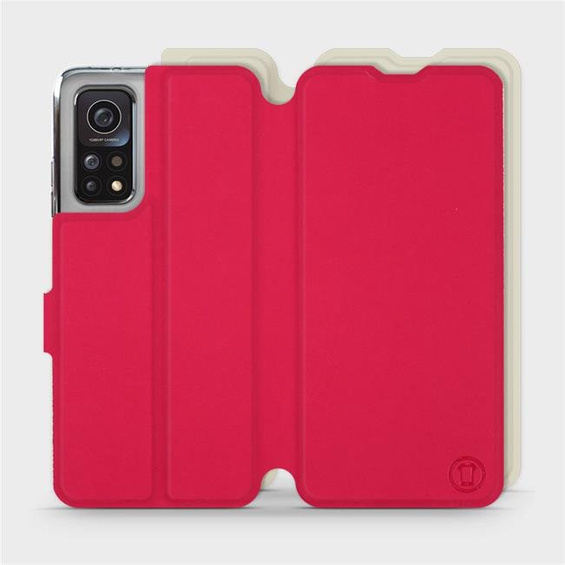 Etui Soft Touch do Xiaomi Mi 10T - wzór Żywa czerwień z platyną
