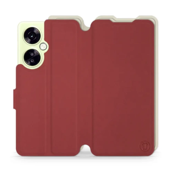 Phone Case OnePlus Nord CE 3 Lite 5G - Design Dark Red with Platinum