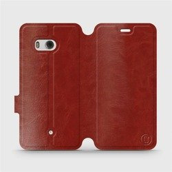 Phone Case HTC U11 - Design Brown&Orange