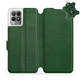 Phone Case Realme 8i - Design Green Leather