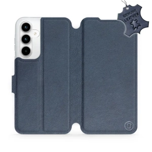 Hülle für Samsung Galaxy A35 5G - Farbe Blue Leather