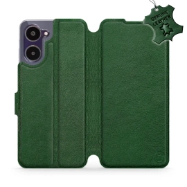 Phone Case Realme 10 - Design Green Leather