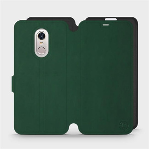 Hülle für Xiaomi Redmi 5 Plus - Farbe Grün mit Schwarz