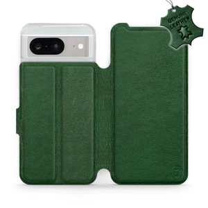 Phone Case Google Pixel 8 - Design Green Leather