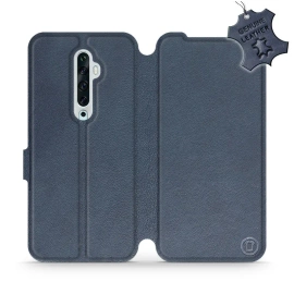 Hülle für OPPO Reno 2Z - Farbe Blue Leather