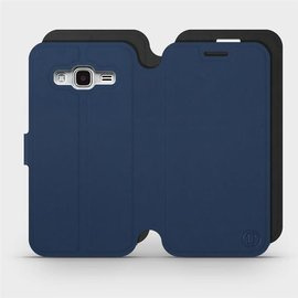 Phone Case Samsung Galaxy J3 2016 - Design Navy with Black