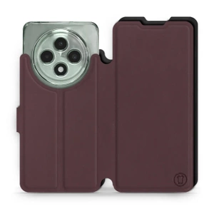 Phone Case OPPO Reno12 FS 5G - Design Burgundy with Black