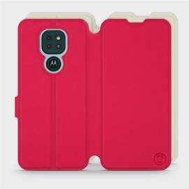 Phone Case Motorola Moto G9 Play - Design Red with Platinum