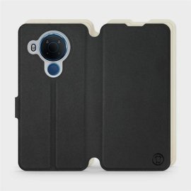 Hülle für Nokia 5.4 - Farbe Schwarz mit Platin