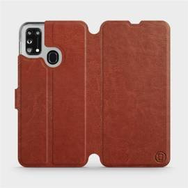 Phone Case Samsung Galaxy M31 - Design Brown&Orange