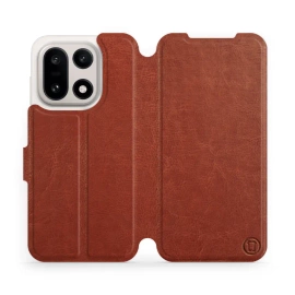 Etui do OnePlus 15 - wzór Brown&Orange