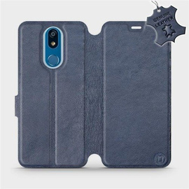 Hülle für LG K40 - Farbe Blue Leather