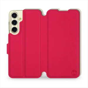 Phone Case Samsung Galaxy S24 FE - Design Red with Platinum