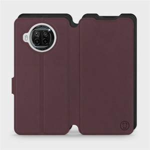 Etui Soft Touch do Xiaomi MI 10T Lite - wzór Matowy burgund z czernią