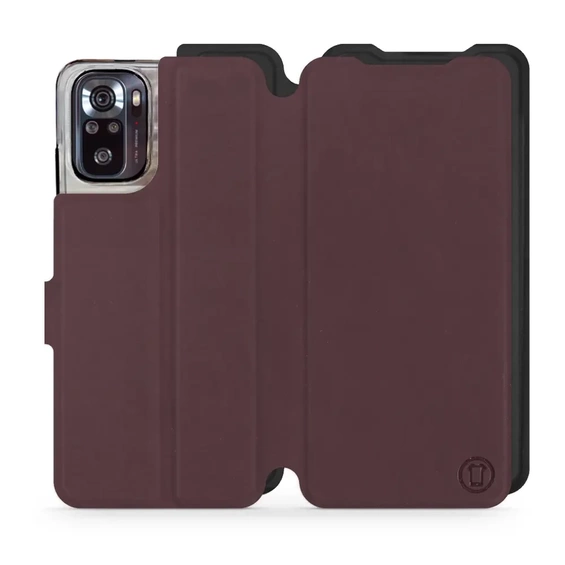 Phone Case Xiaomi POCO M5s - Design Burgundy with Black