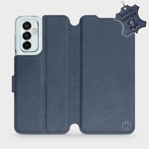 Phone Case Samsung Galaxy M23 5G - Design Blue Leather