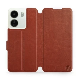 Phone Case Xiaomi Redmi 13C - Design Brown&Orange