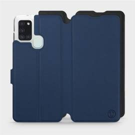 Phone Case Samsung Galaxy A21S - Design Navy with Black