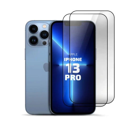 2er Set Panzerglas Clear für Apple iPhone 13 Pro