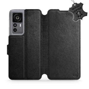Phone Case Xiaomi 12T - Design Black Leather