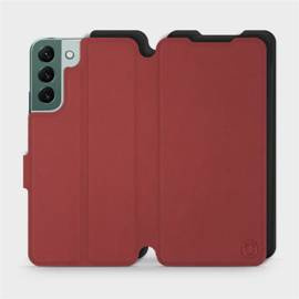 Phone Case Samsung Galaxy S22 Plus - Design Dark Red with Black