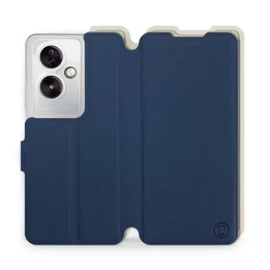 Phone Case OPPO A79 5G - Design Navy with Platinum