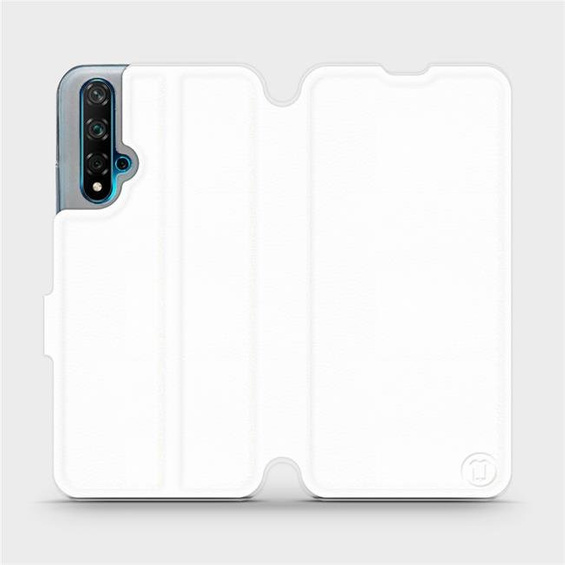 Etui do Huawei Nova 5T - wzór White&Orange