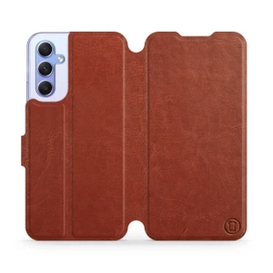 Phone Case Samsung Galaxy A34 5G - Design Brown&Gray