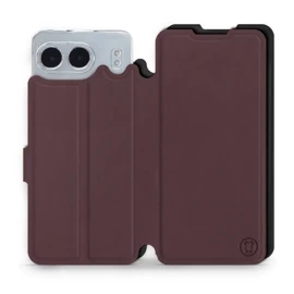 Phone Case OnePlus Nord 4 5G - Design Burgundy with Black