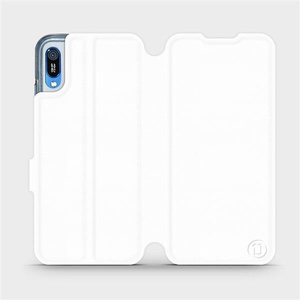 Phone Case Huawei Y6 2019 - Design White&Orange