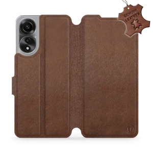 Phone Case OPPO A78 5G - Design Brown Leather
