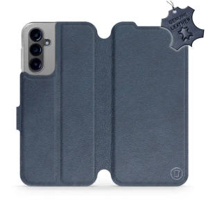 Phone Case Samsung Galaxy A14 4G - Design Blue Leather