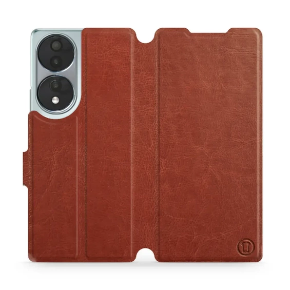 Phone Case Huawei Honor 70 - Design Brown&Orange