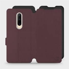 Phone Case OnePlus 7 Pro - Design Burgundy with Black